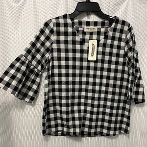 Gingham Babydoll top